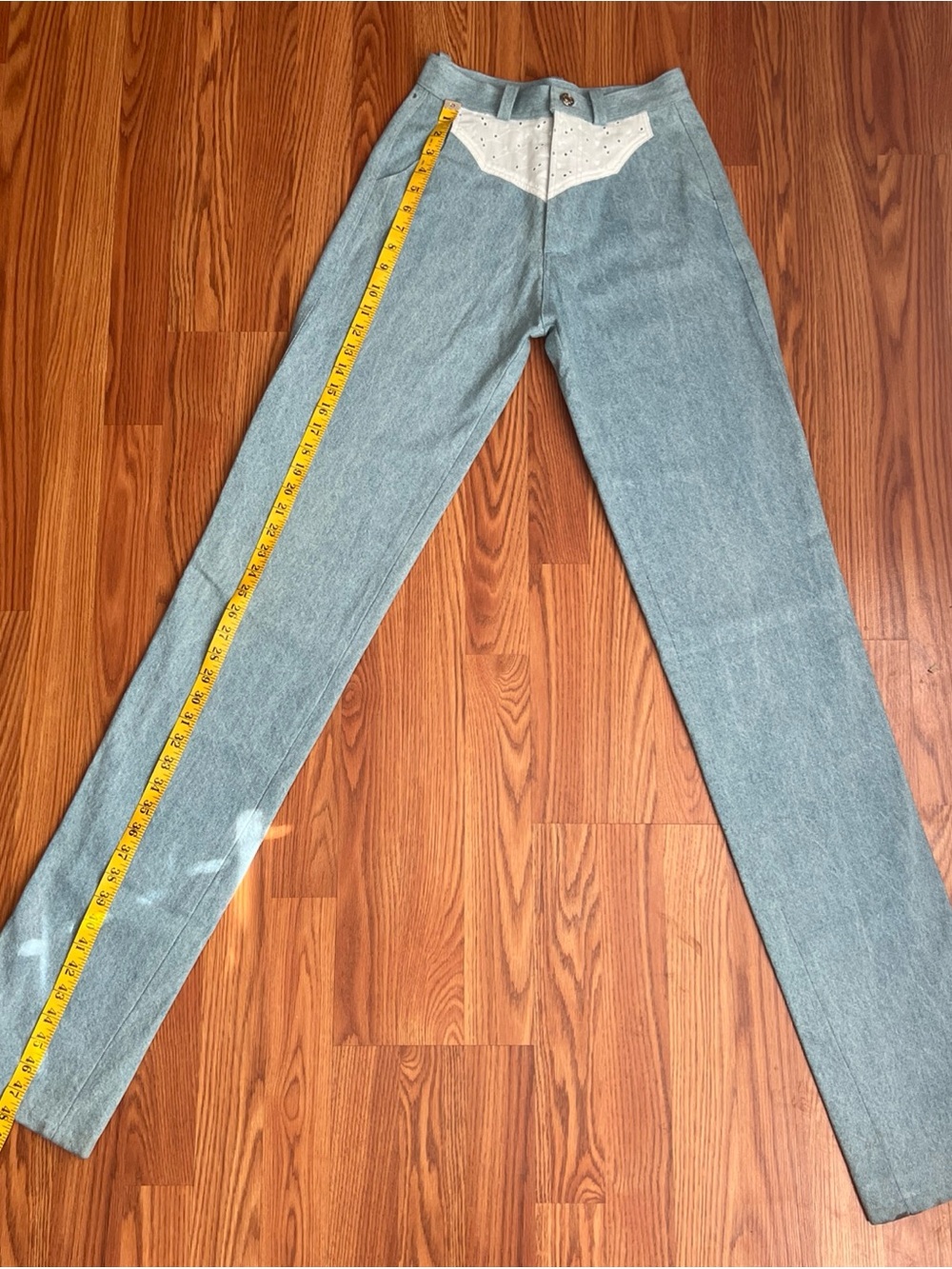 Custom Made Western Denim High Waisted